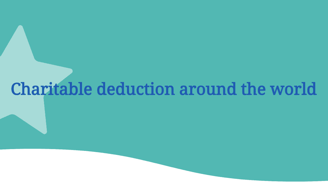 Charitable deductions around the world