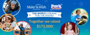 A banner entitled "The Word streams for the Wishes" with a blue background