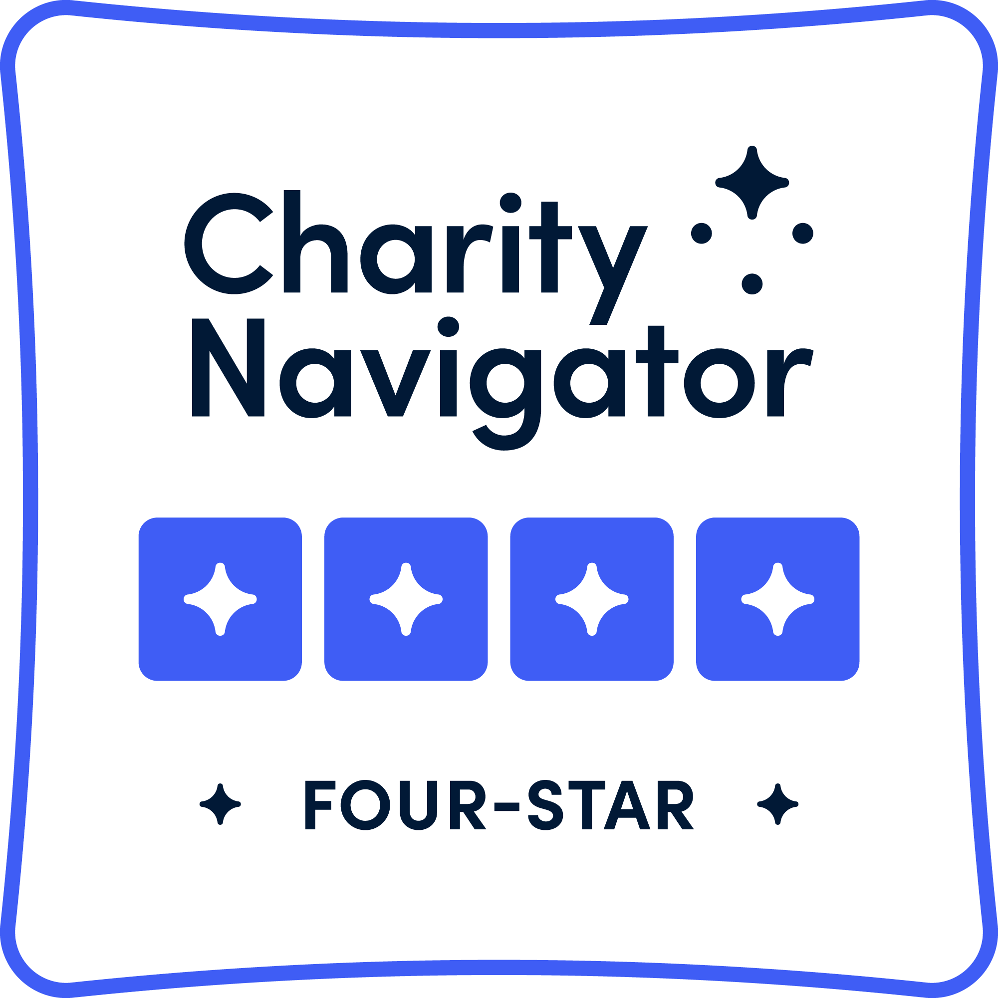 Charity Navigator 4-star seal