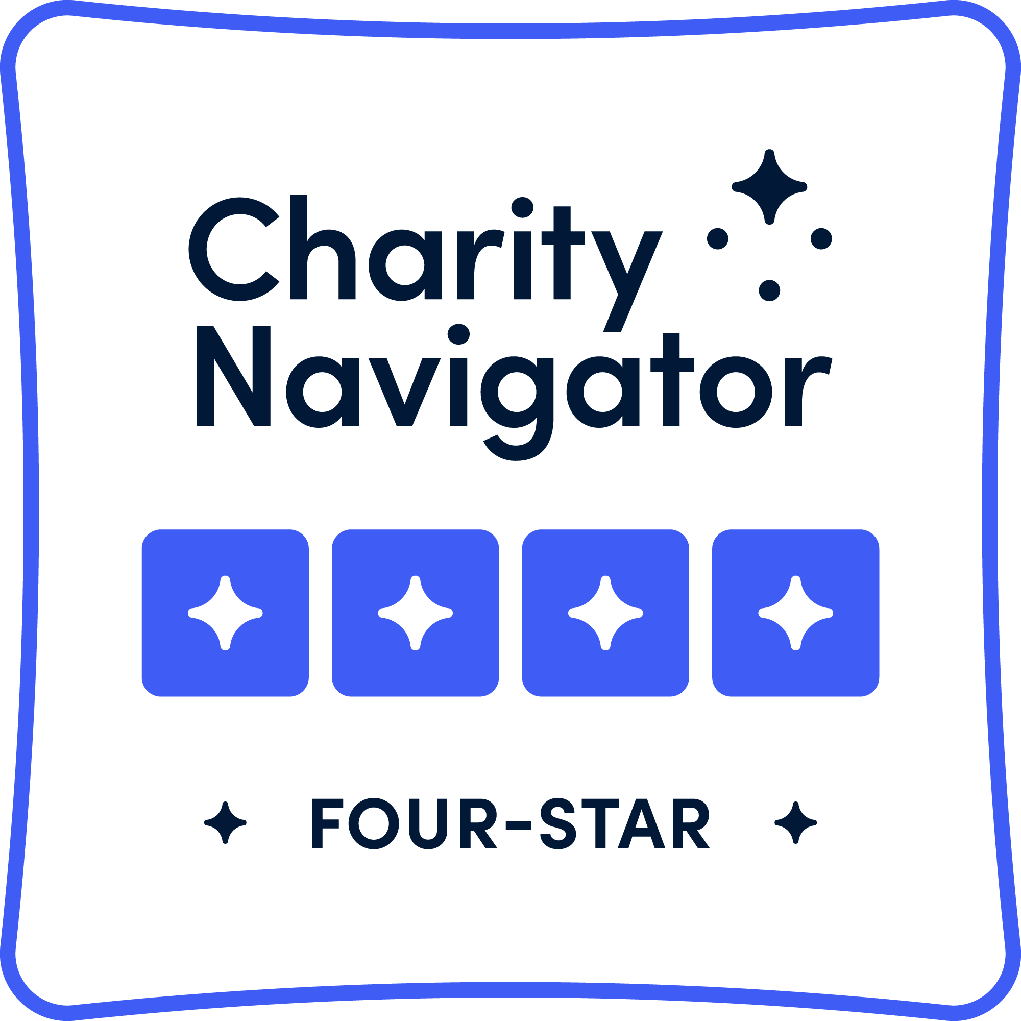 Charity Navigator 4-star seal