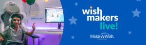 Streaming For The Wishes web landing page header