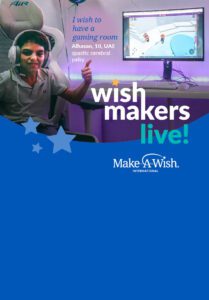 Streaming For The Wishes mobile landing page header