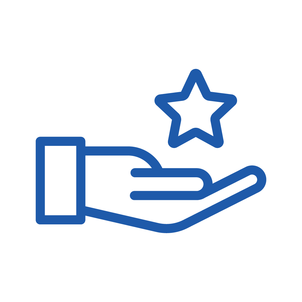 Make-A-Wish Icon hand