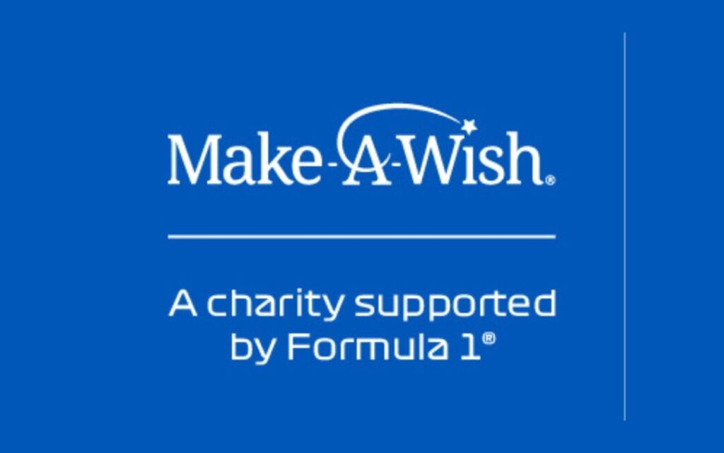 Makw-A-Wish International logo and F1 logo